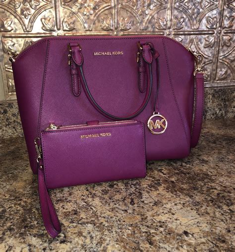 cheap michael kors magenta tote bag|michael kors wallet.